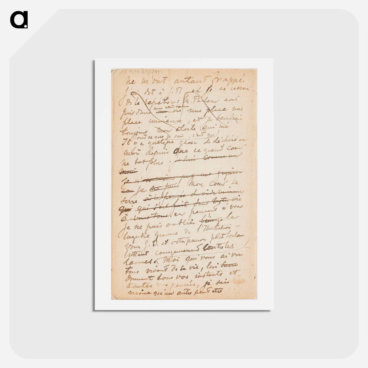 (unknown) part of a sketchbook - アルバート エーデルフェルト Postcard.