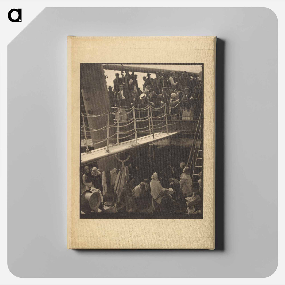 The Steerage - アルフレッド スティーグリッツ Canvas.