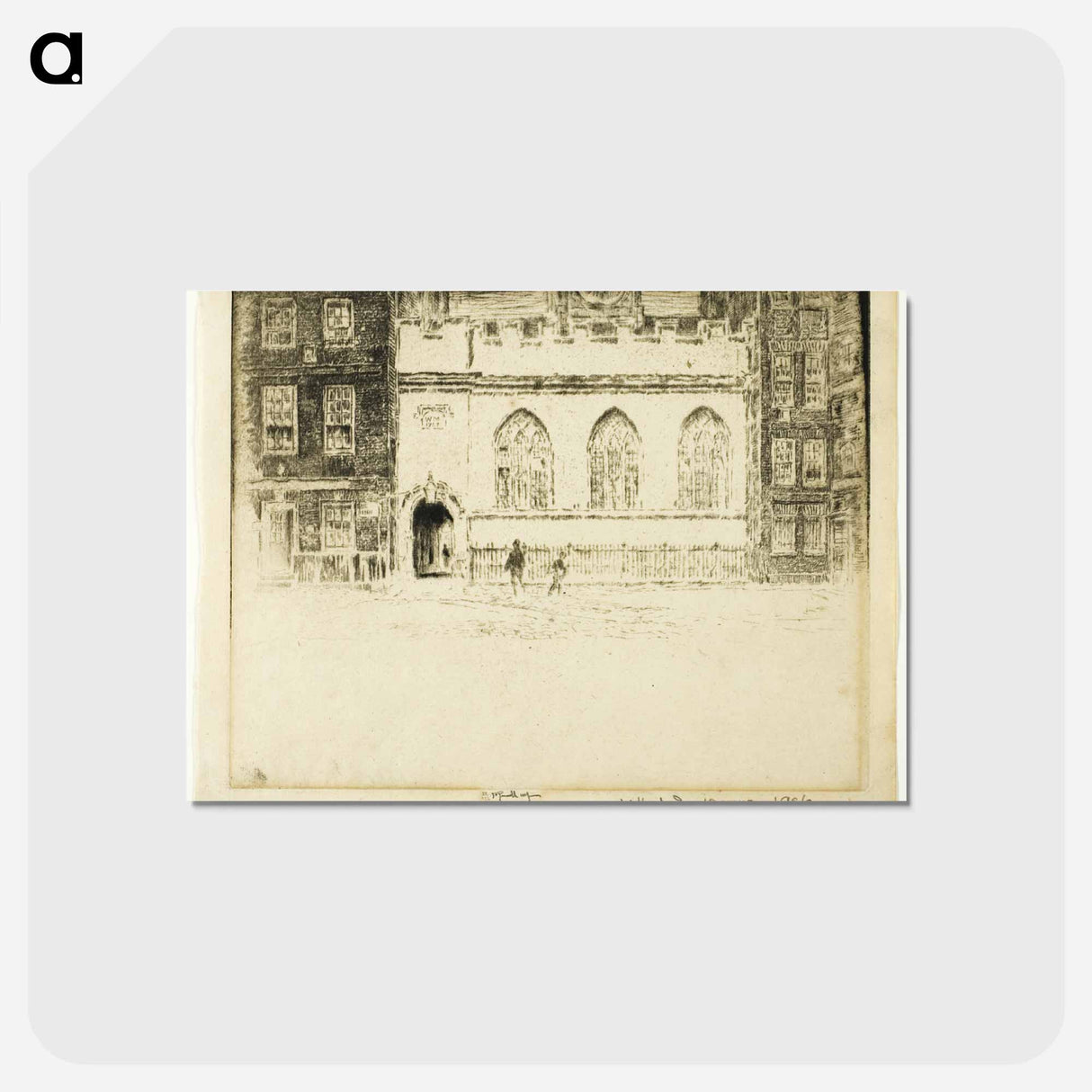 アートポストカード-Clifford's Inn Hall
- ジョセフ ペネル Postcard.