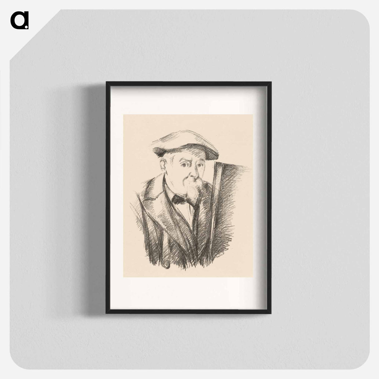 アートポスター-Self-Portrait - ポール セザンヌ Poster.