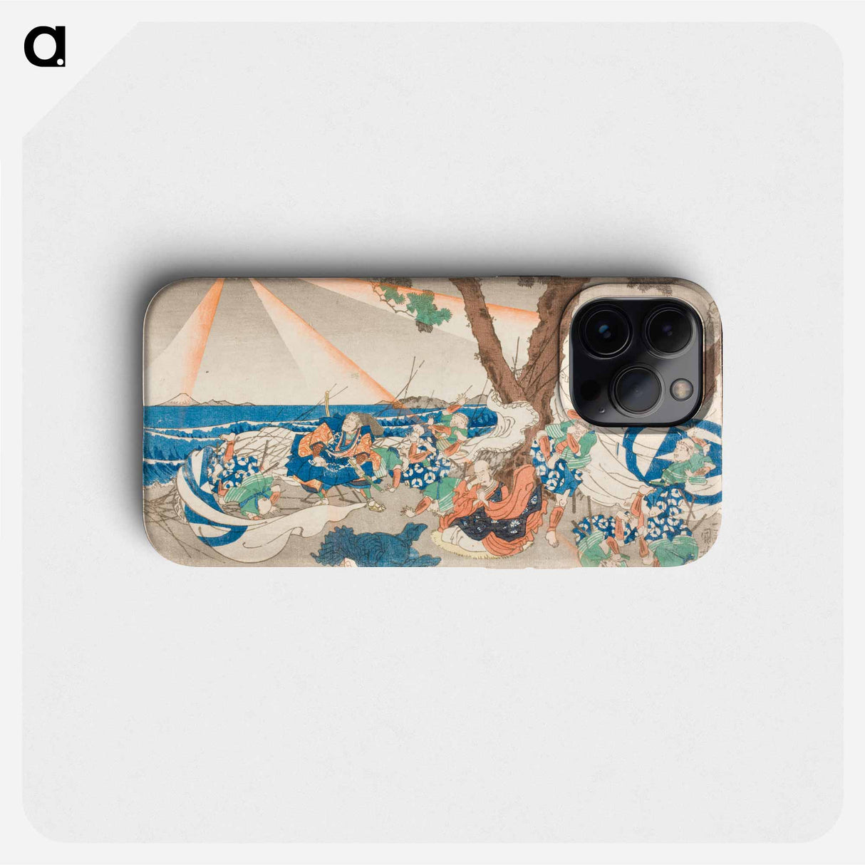 At the Execution Ground of Tatsunokuchi, Sagami Province - 歌川 国芳 Phone Case.