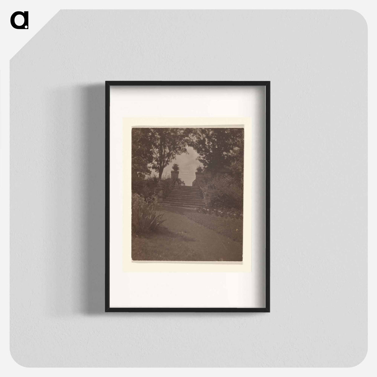 Italian Steps - Oaklawn, Lake George - アルフレッド スティーグリッツ Poster.