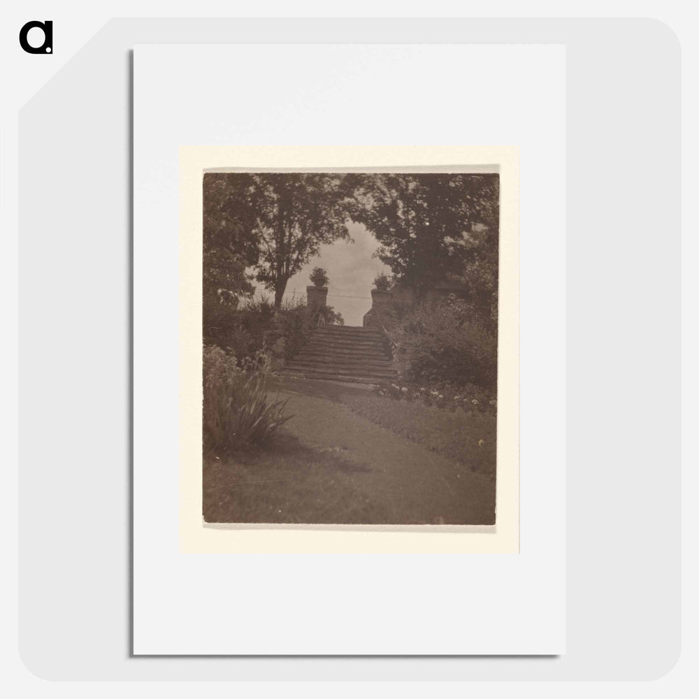 Italian Steps - Oaklawn, Lake George - アルフレッド スティーグリッツ Poster.