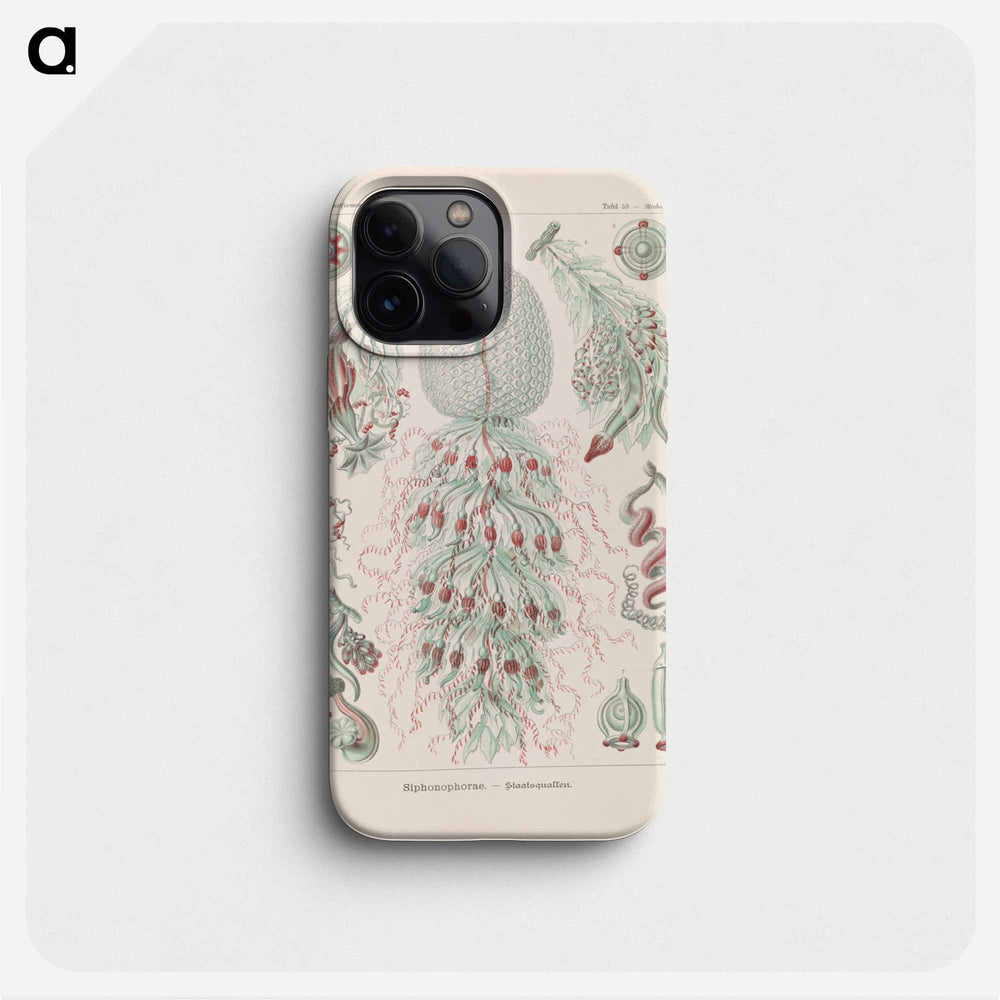 Marine life illustration - エルンスト ヘッケル Phone Case.