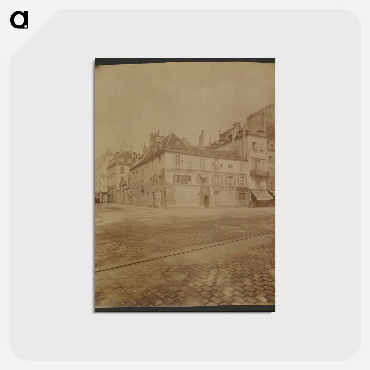 アートポストカード-Hôtel Lavieuville, Quai des Célestins
- ウジェーヌ アジェ Postcard.