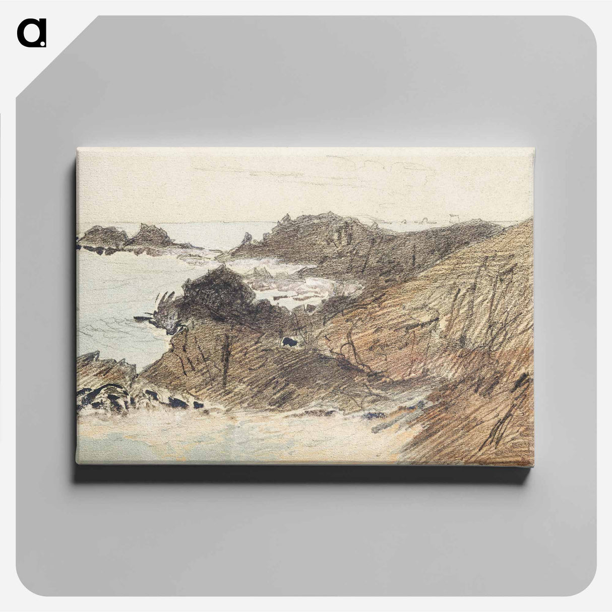 Rocky Coast - John Singer Sargent Canvas.