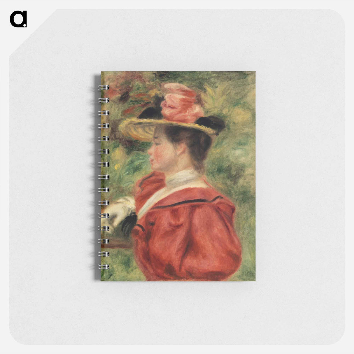 Woman with Glove - ピエール オーギュスト ルノワール Memo.