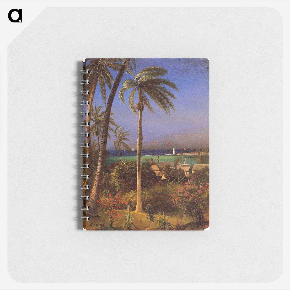 アートメモ帳-Bahamian View - アルバート ビアスタット Memo.
