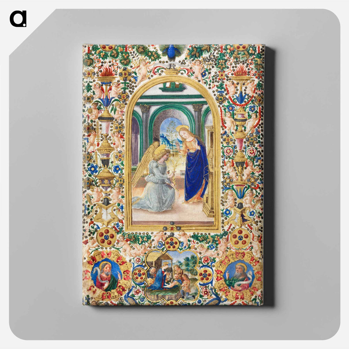 アートパネル-Annunciation, Nativity and Two Prophets
- クリーブランド美術館 Canvas.