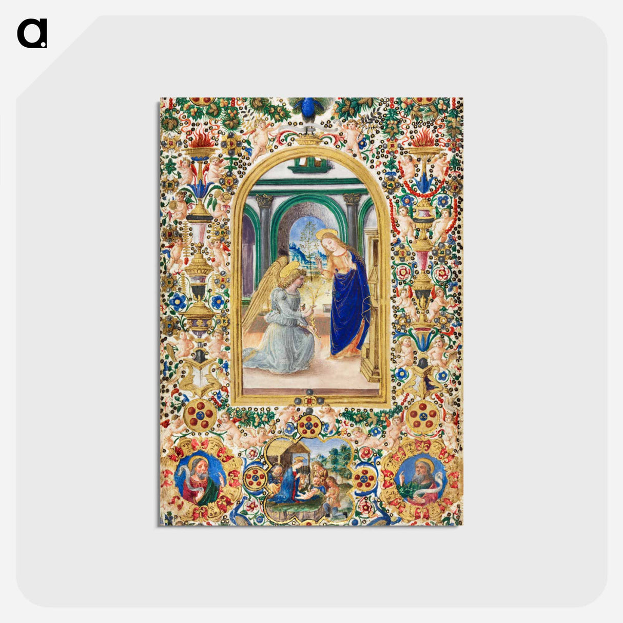 アートポストカード-Annunciation, Nativity and Two Prophets
- クリーブランド美術館 Postcard.