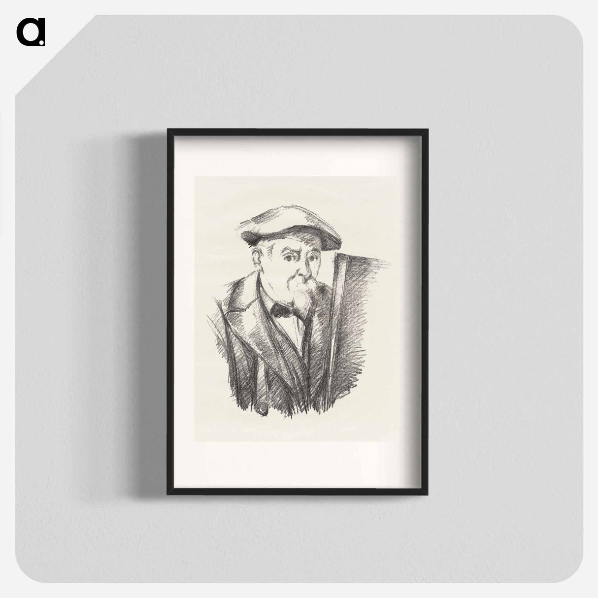 Self-Portrait - ポール セザンヌ Poster.