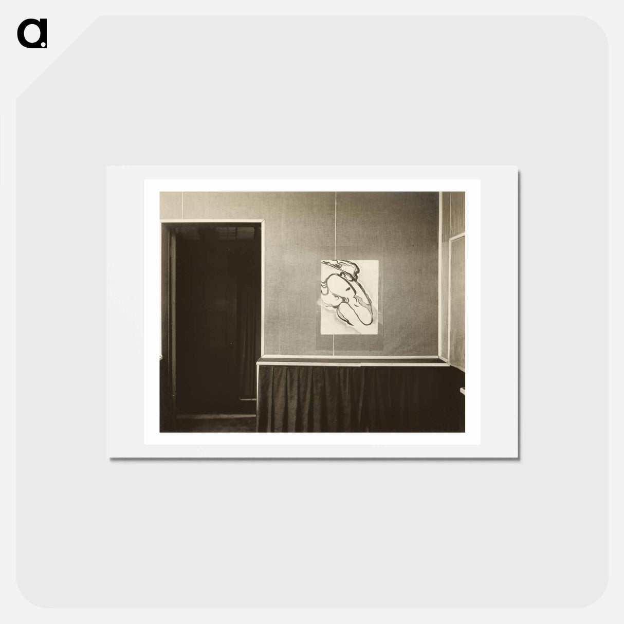 アートポストカード-Main Room - Wall, next to door - アルフレッド スティーグリッツ Postcard.