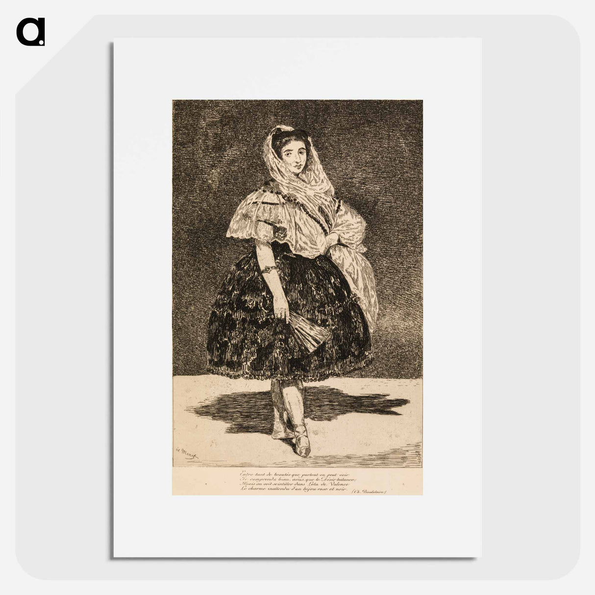 Lola de Valence - エドゥアール マネ Poster.