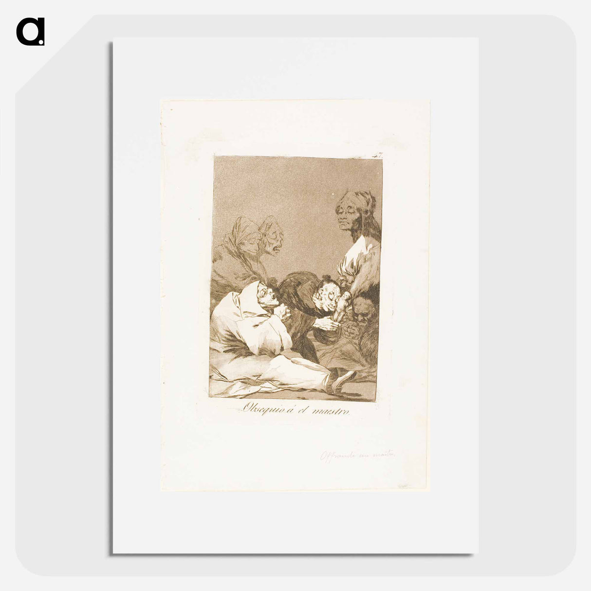 A Gift for the Master - フランシスコ デ ゴヤ Poster.