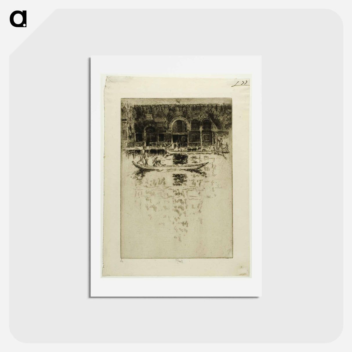 アートポストカード-Byzantine Palace, Venice
- ジョセフ ペネル Postcard.