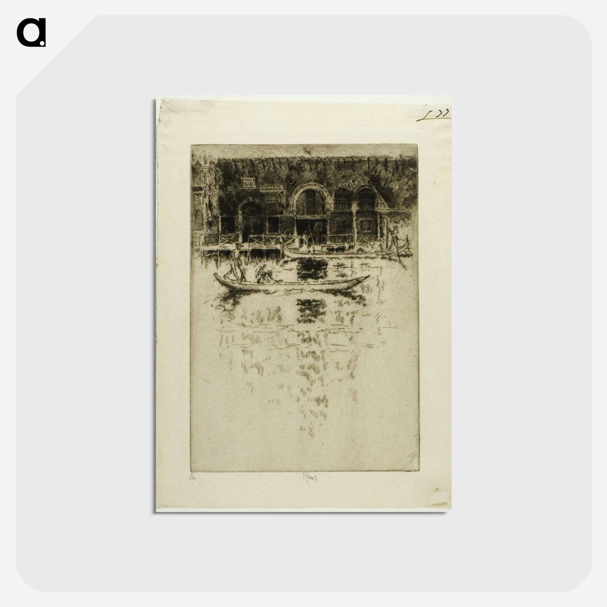 アートポストカード-Byzantine Palace, Venice
- ジョセフ ペネル Postcard.