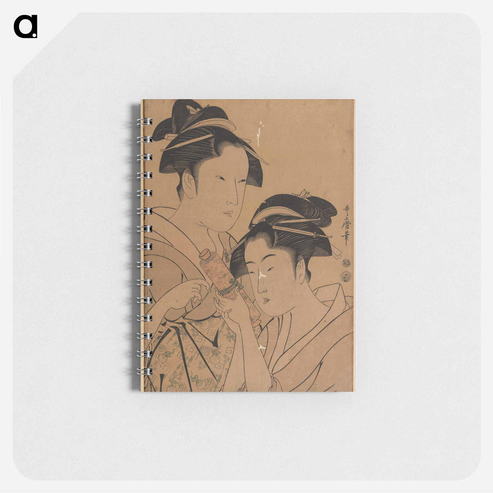 Kagiya osen to takashima ohisa - 喜多川 歌麿 Memo.