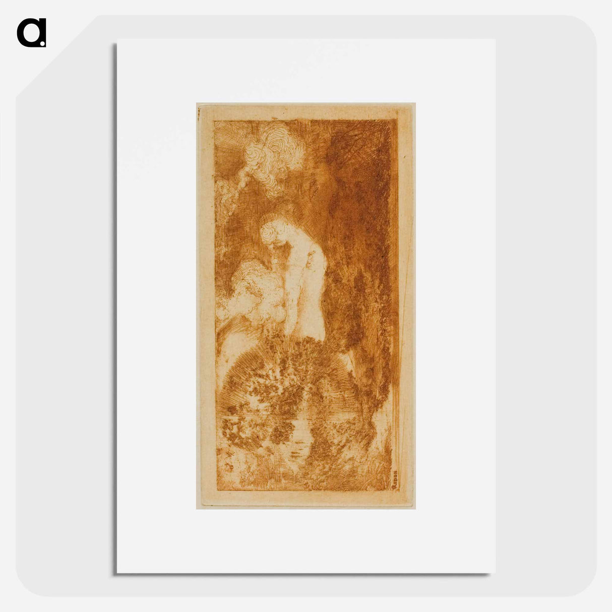 Bather - Odilon Redon Poster.