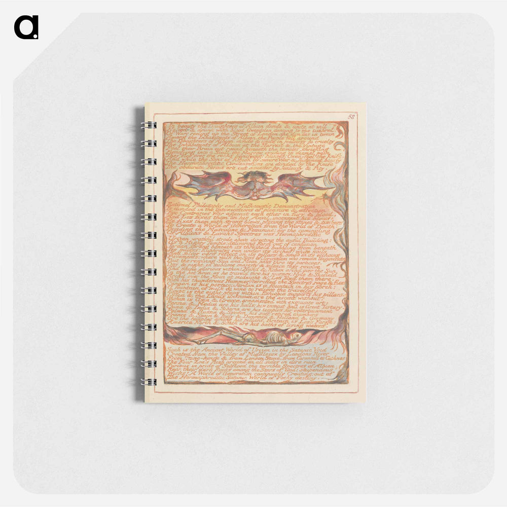 Jerusalem, Plate 58 - ウィリアム ブレイク Memo.