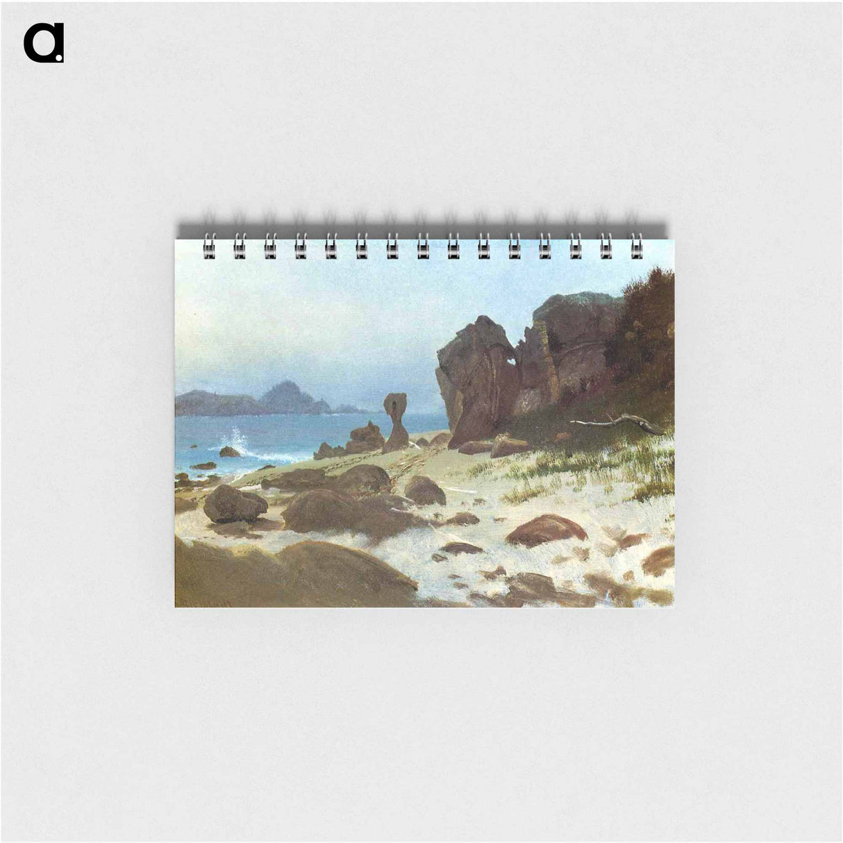 アートメモ帳-Bay of Monterey - アルバート ビアスタット Memo.