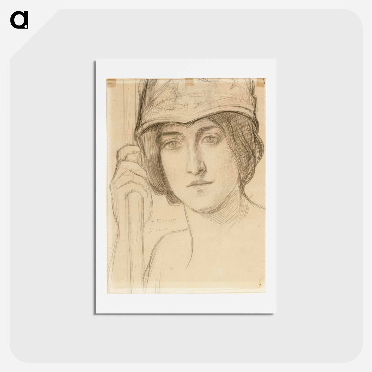 Minerva - アルバート エーデルフェルト Postcard.