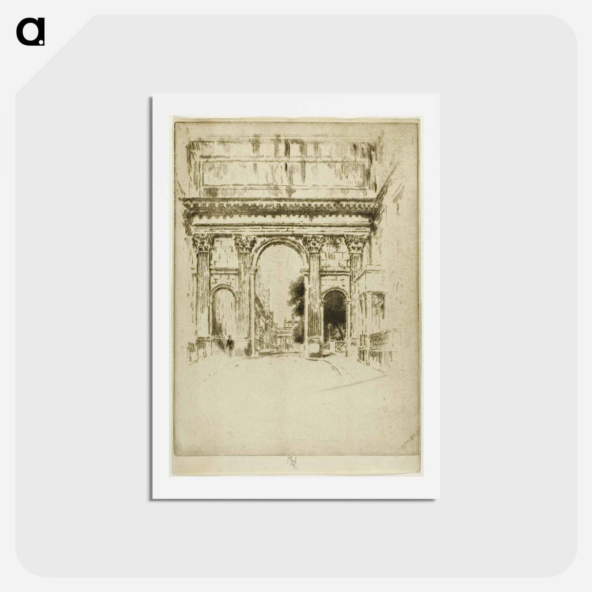 Cumberland Gate, Regent's Park
- ジョセフ ペネル Postcard.