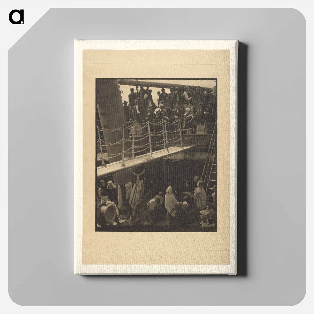 The Steerage - アルフレッド スティーグリッツ Canvas.