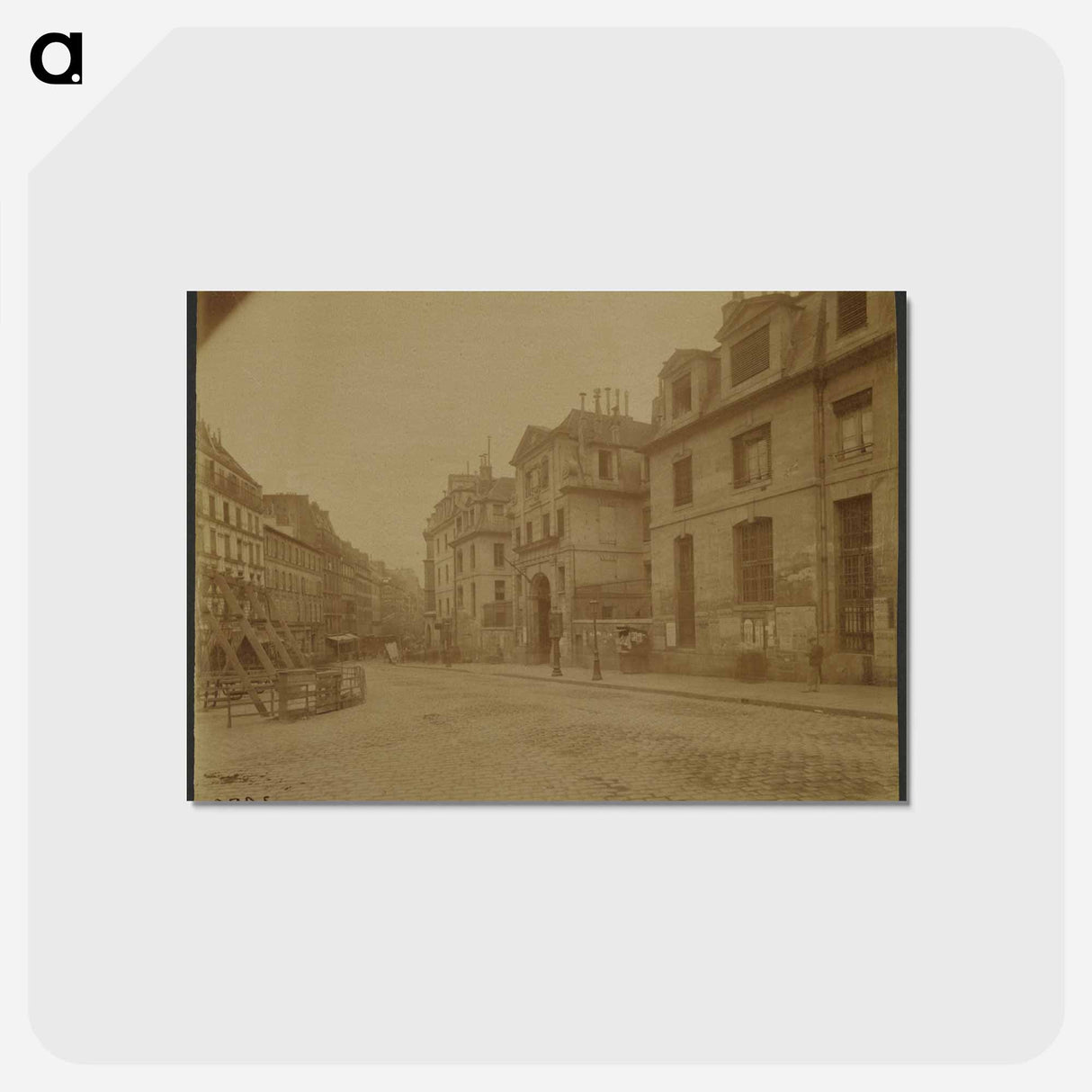 アートポストカード-Saint-Lazare et le Faubourg Saint-Denis
- ウジェーヌ アジェ Postcard.