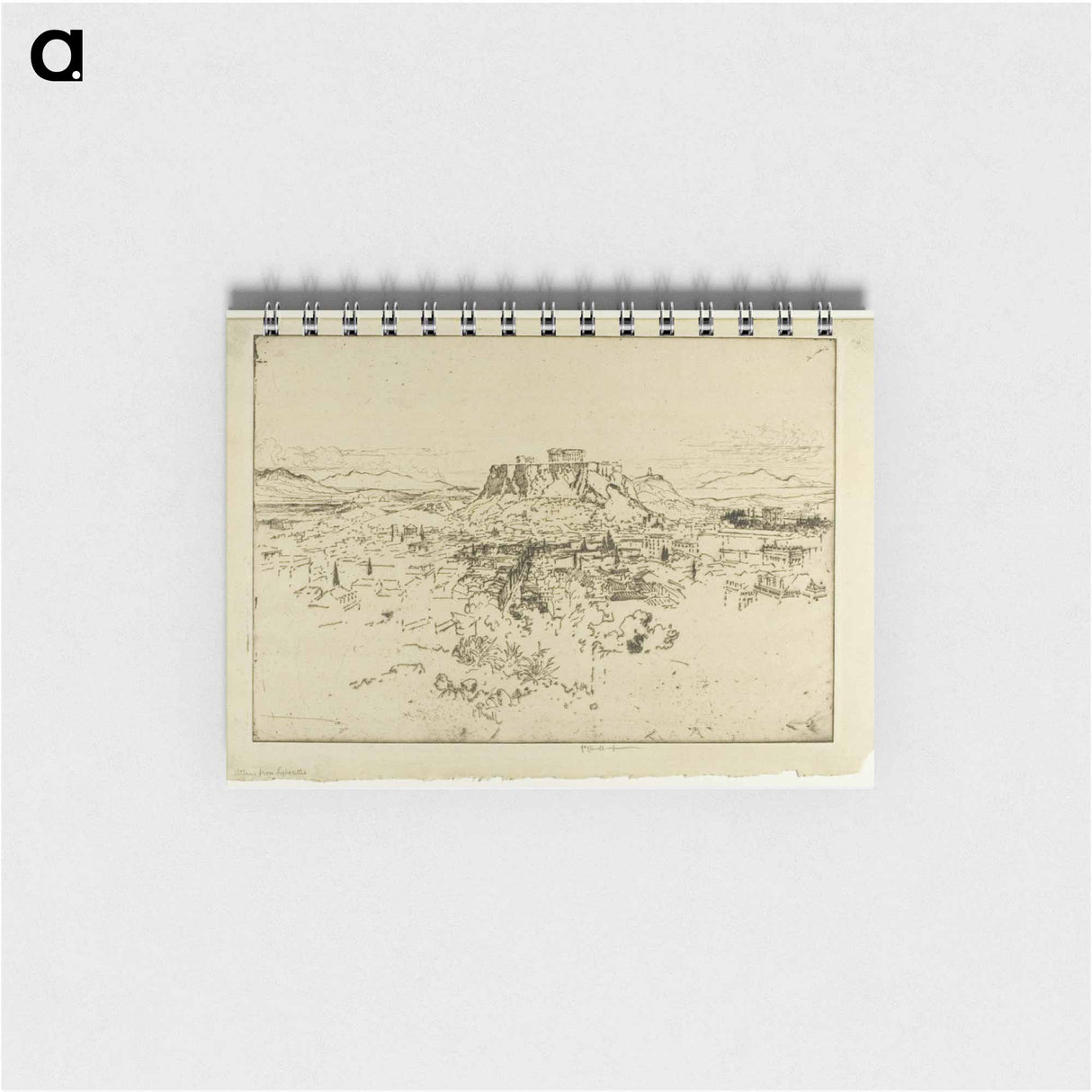 アートメモ帳-Athens from Mount Lybacettus
- ジョセフ ペネル Memo.