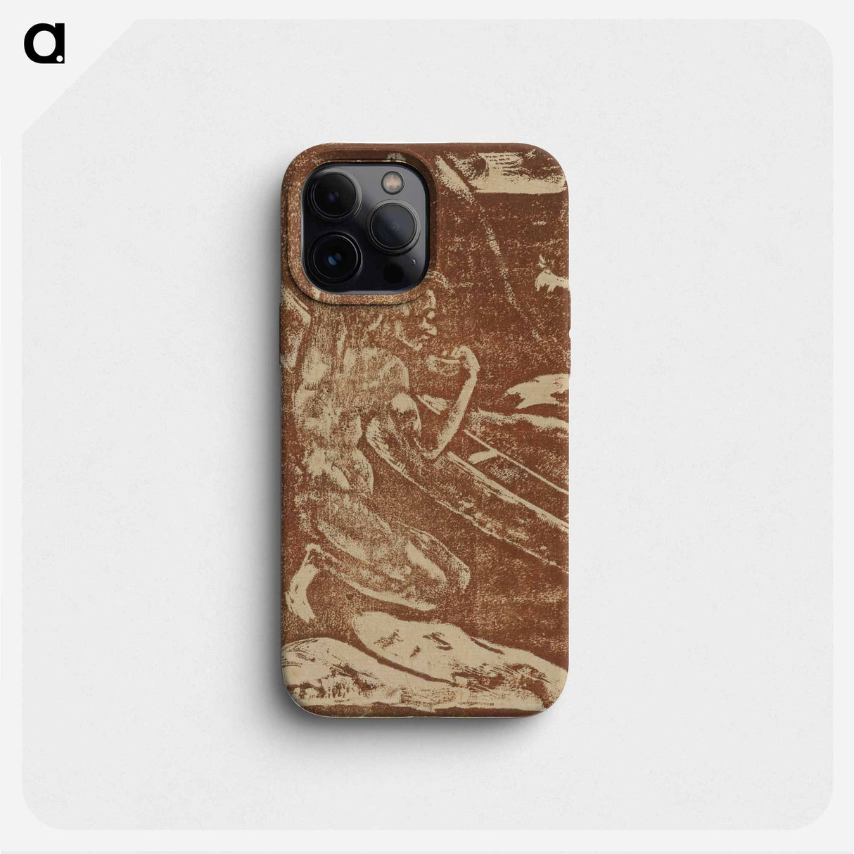 A Fisherman Drinking Beside His Canoe - ポール ゴーギャン Phone Case.