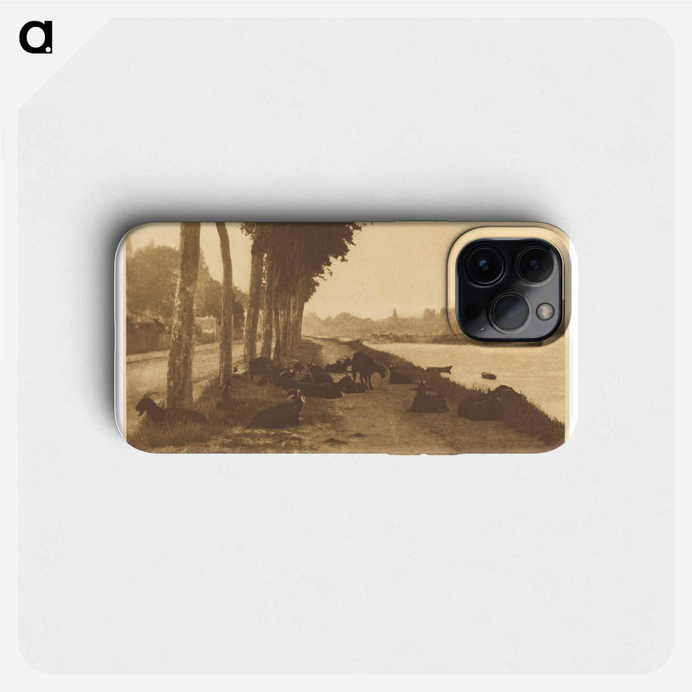 On the Seine - Near Paris - アルフレッド スティーグリッツ Phone Case.
