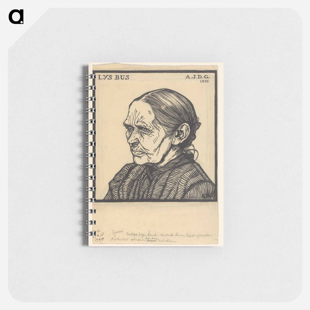 Portret van Lys Bus - ユリー デ フラーハ Memo.