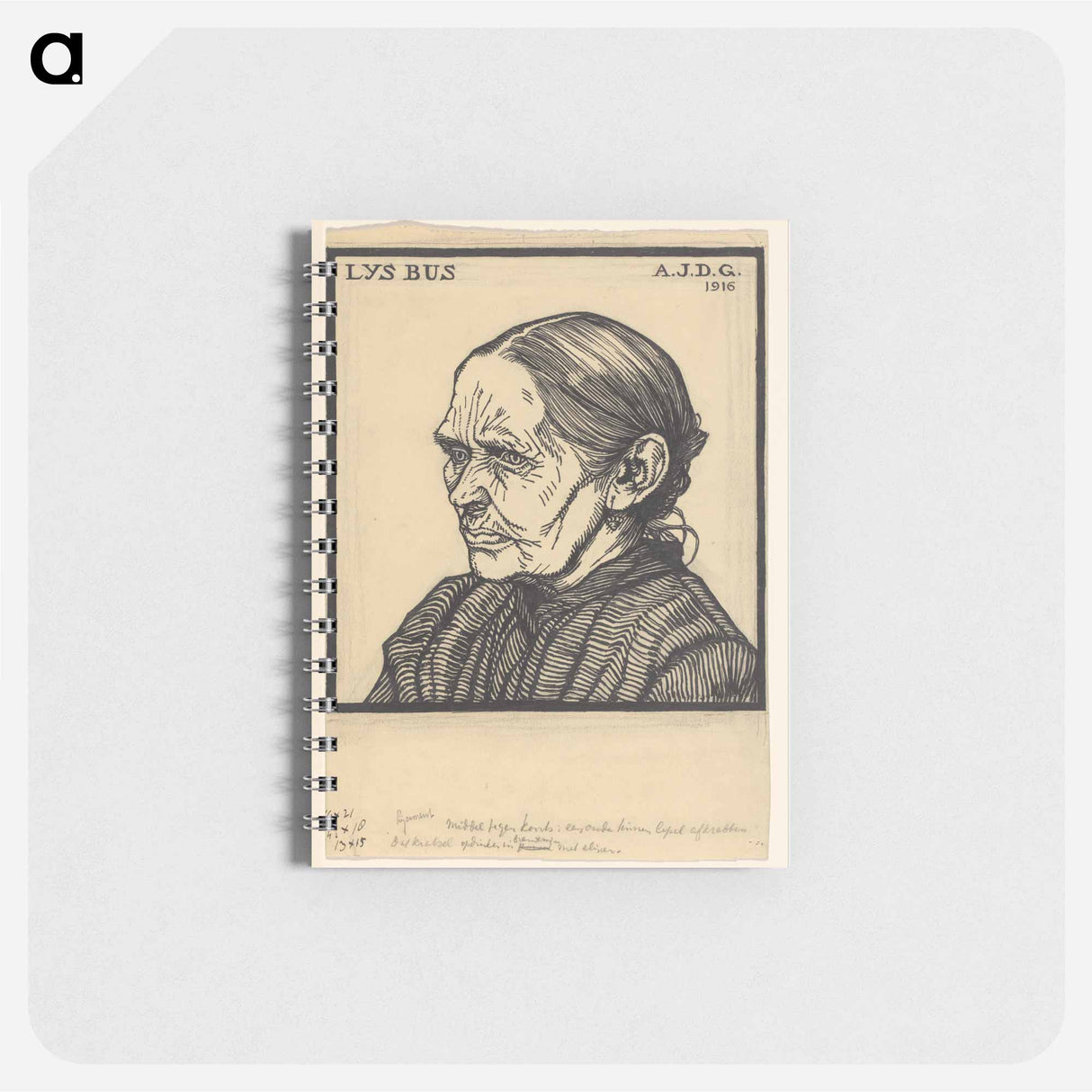 Portret van Lys Bus - ユリー デ フラーハ Memo.