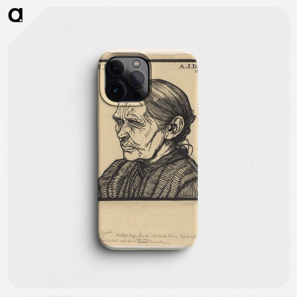Portret van Lys Bus - ユリー デ フラーハ Phone Case.