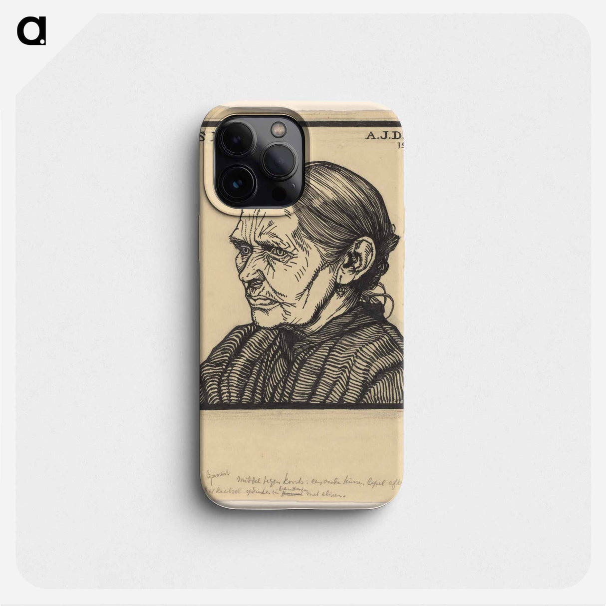 Portret van Lys Bus - ユリー デ フラーハ Phone Case.