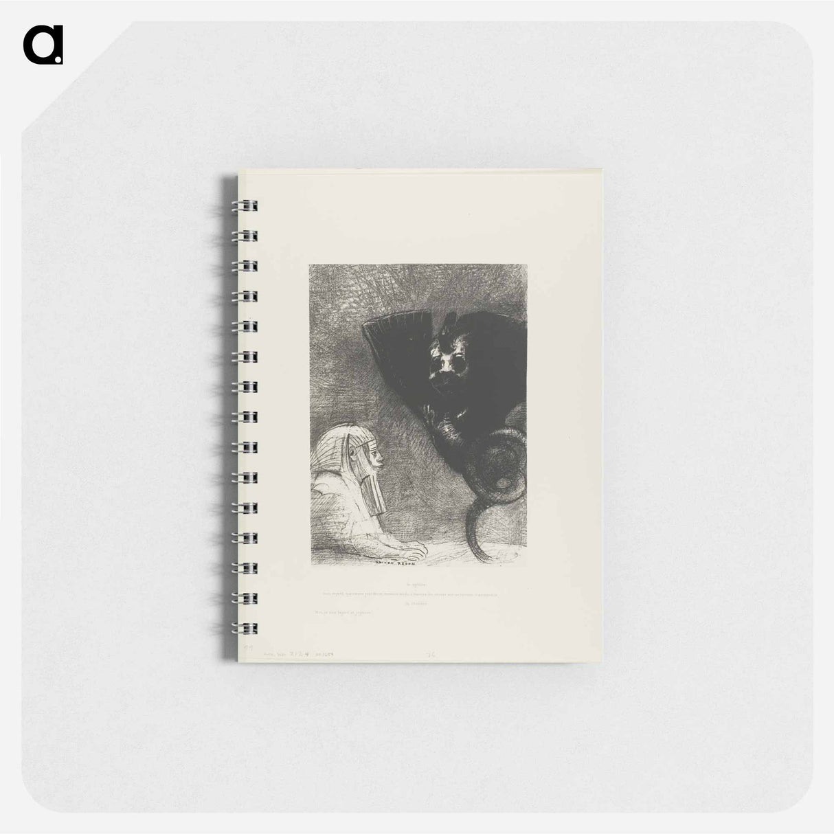 The Sphinx - オディロン ルドン Memo.