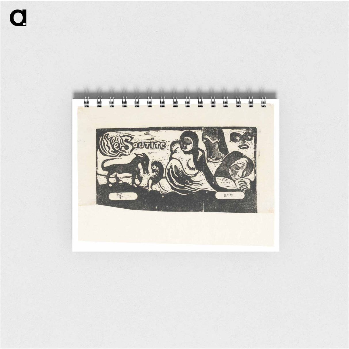 Three People, a Mask, a Fox and a Bird - ポール ゴーギャン Memo.