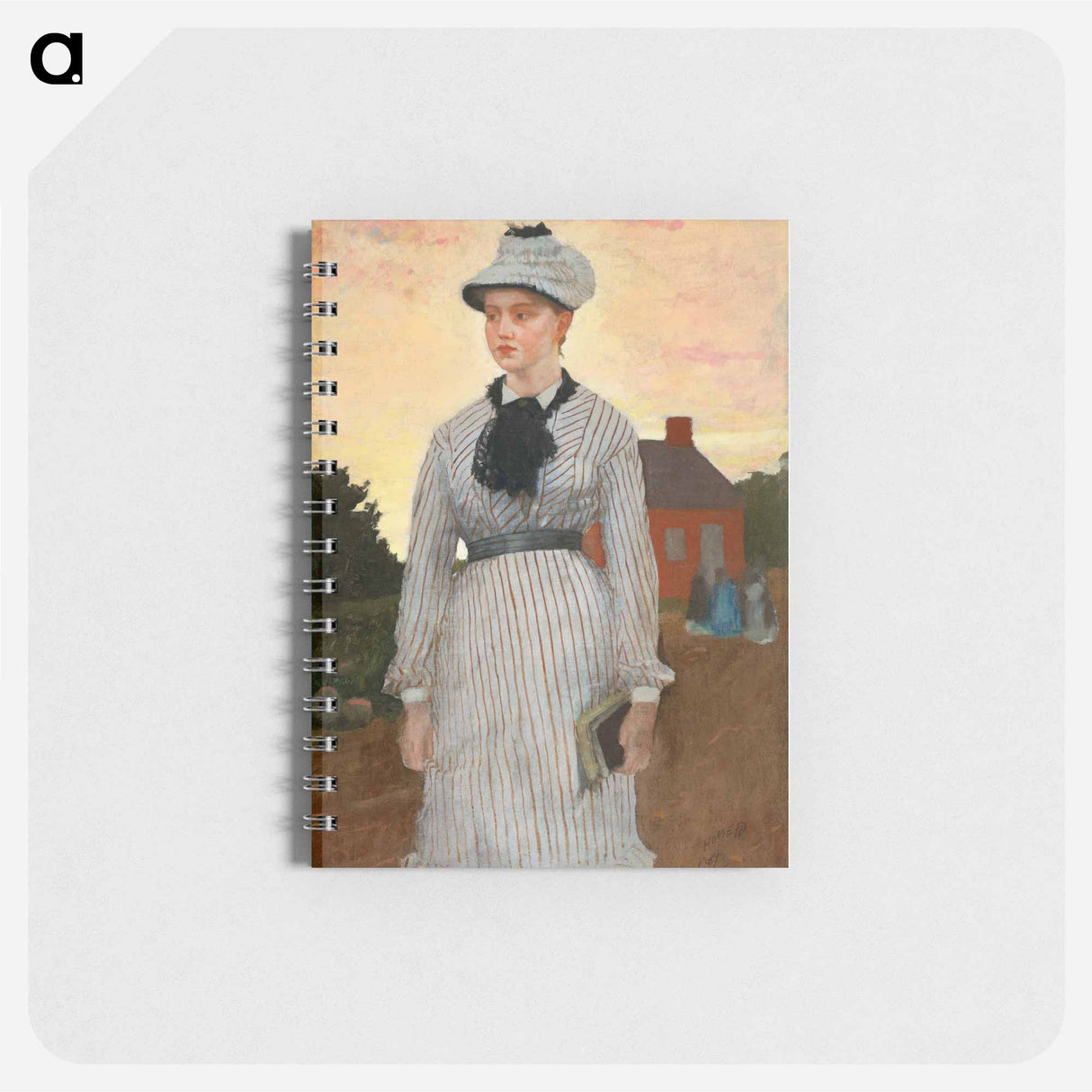 The Red School House - ウィンスロー ホーマー Memo.