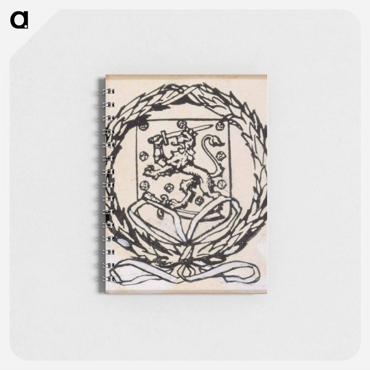 Takakannen somiste, originaalipiirustus vänrikki stoolin tarinain kuvitukseen - アルバート エーデルフェルト Memo.