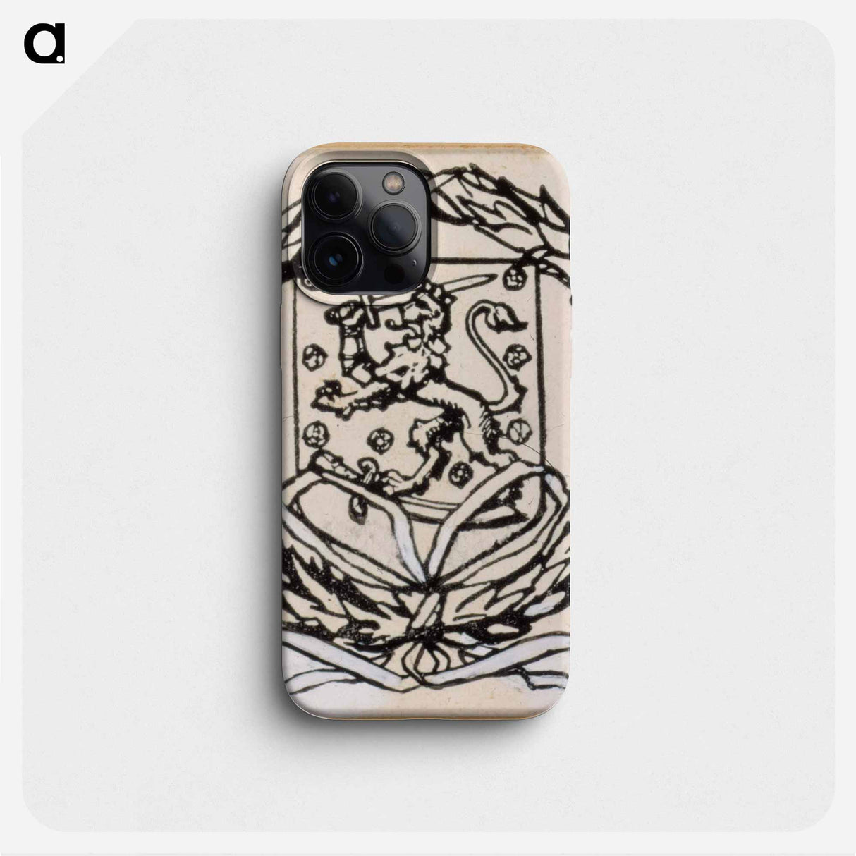 Takakannen somiste, originaalipiirustus vänrikki stoolin tarinain kuvitukseen - アルバート エーデルフェルト Phone Case.