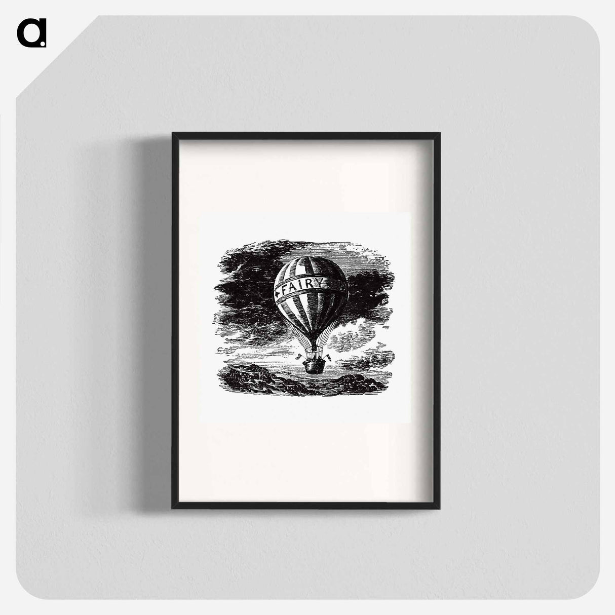 アートポスター-Hot Air Balloon Illustration from Fairy Mary's Dream
- 大英図書館 Poster.