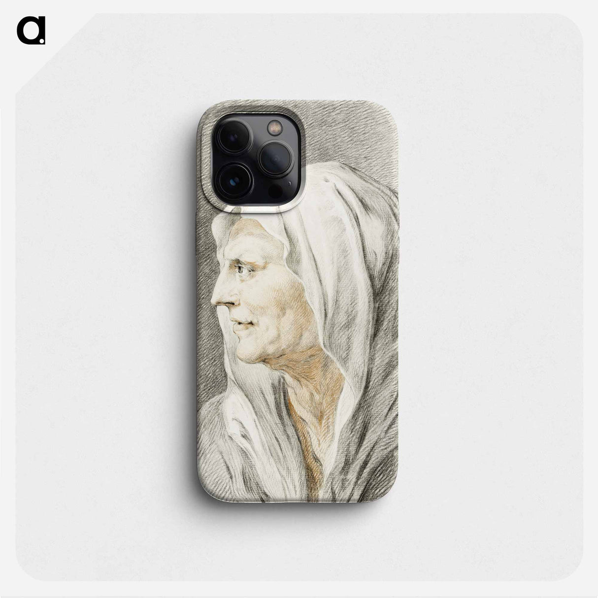Old woman with headscarf - Jean Bernard Phone Case.