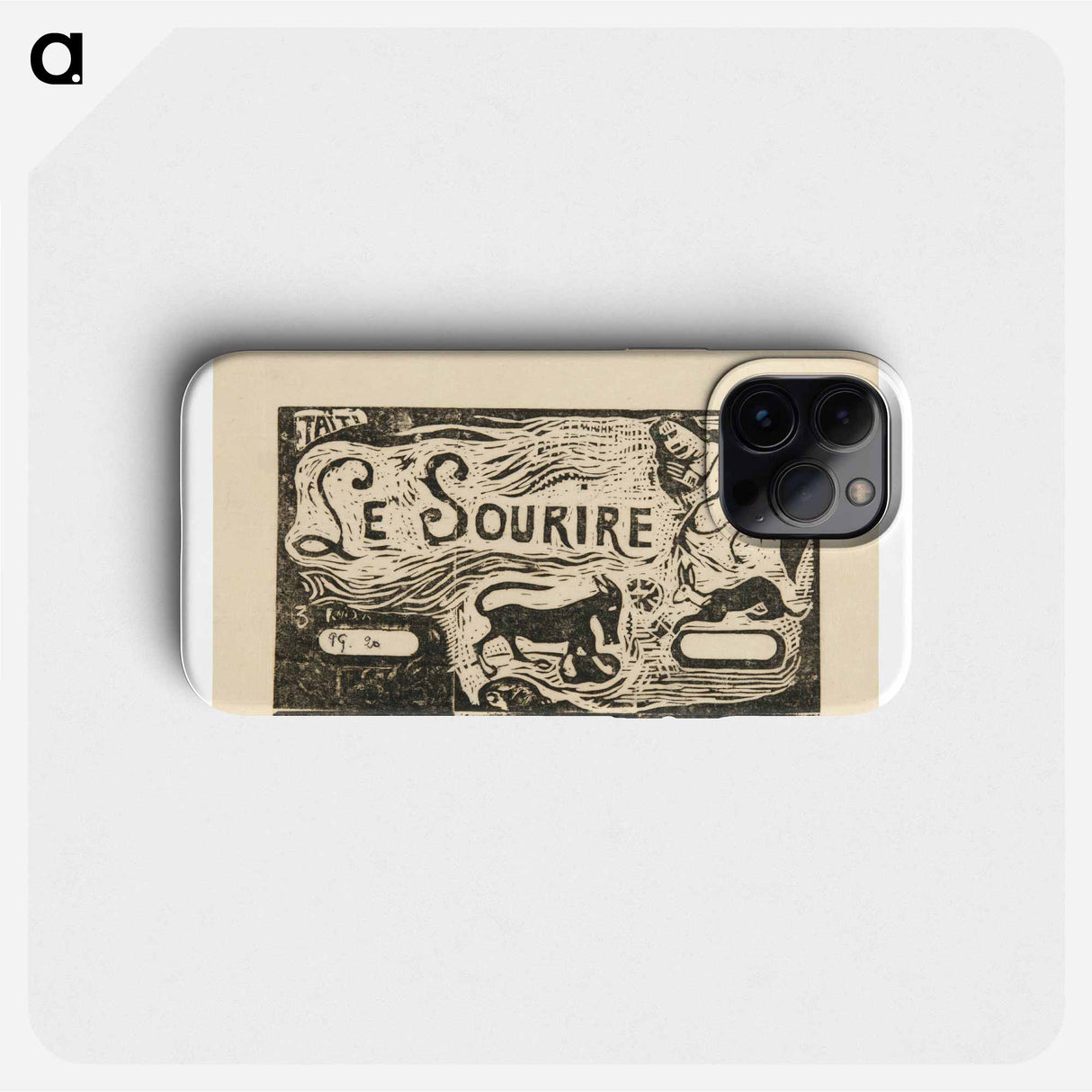 Fox, Busts of Two Women, and a Rabbit - Paul Gauguin Phone Case.