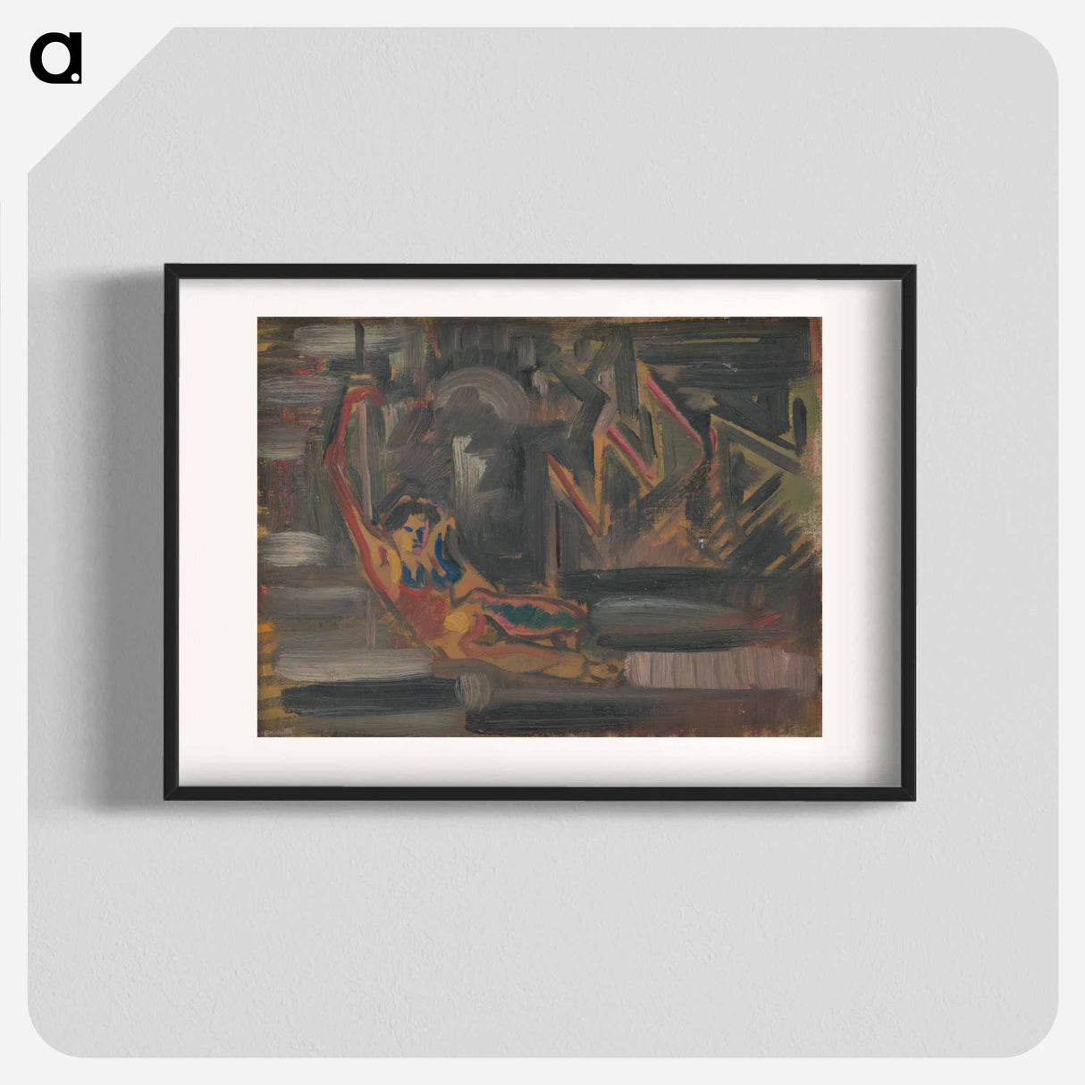 Reclining woman - アーノルド ピーター ワイズ クビンチャン Poster.