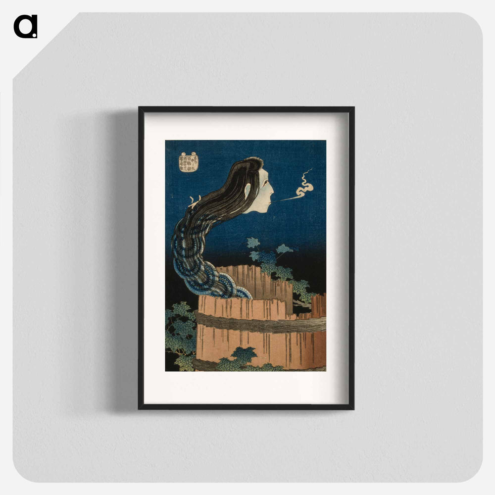 Original public domain image from Library of Congress - Katsushika Hokusai Poster.