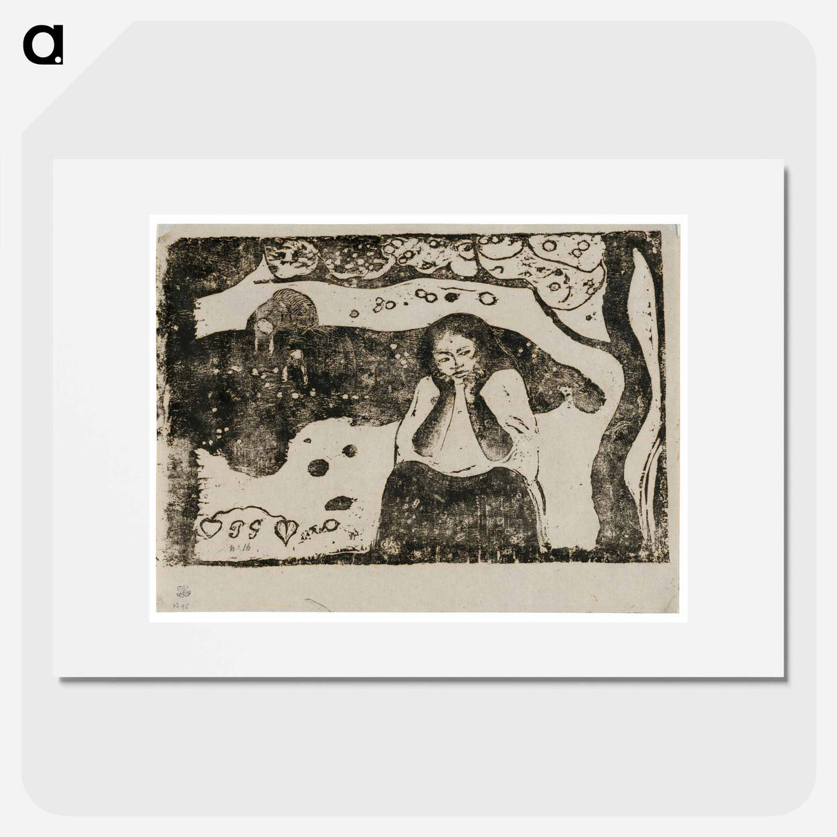 Human Miseries - Paul Gauguin Poster.