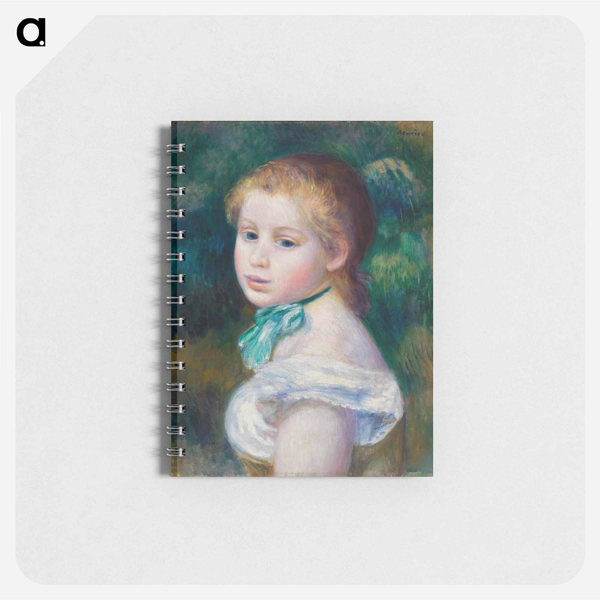 Head of Young Girl - ピエール オーギュスト ルノワール Memo.