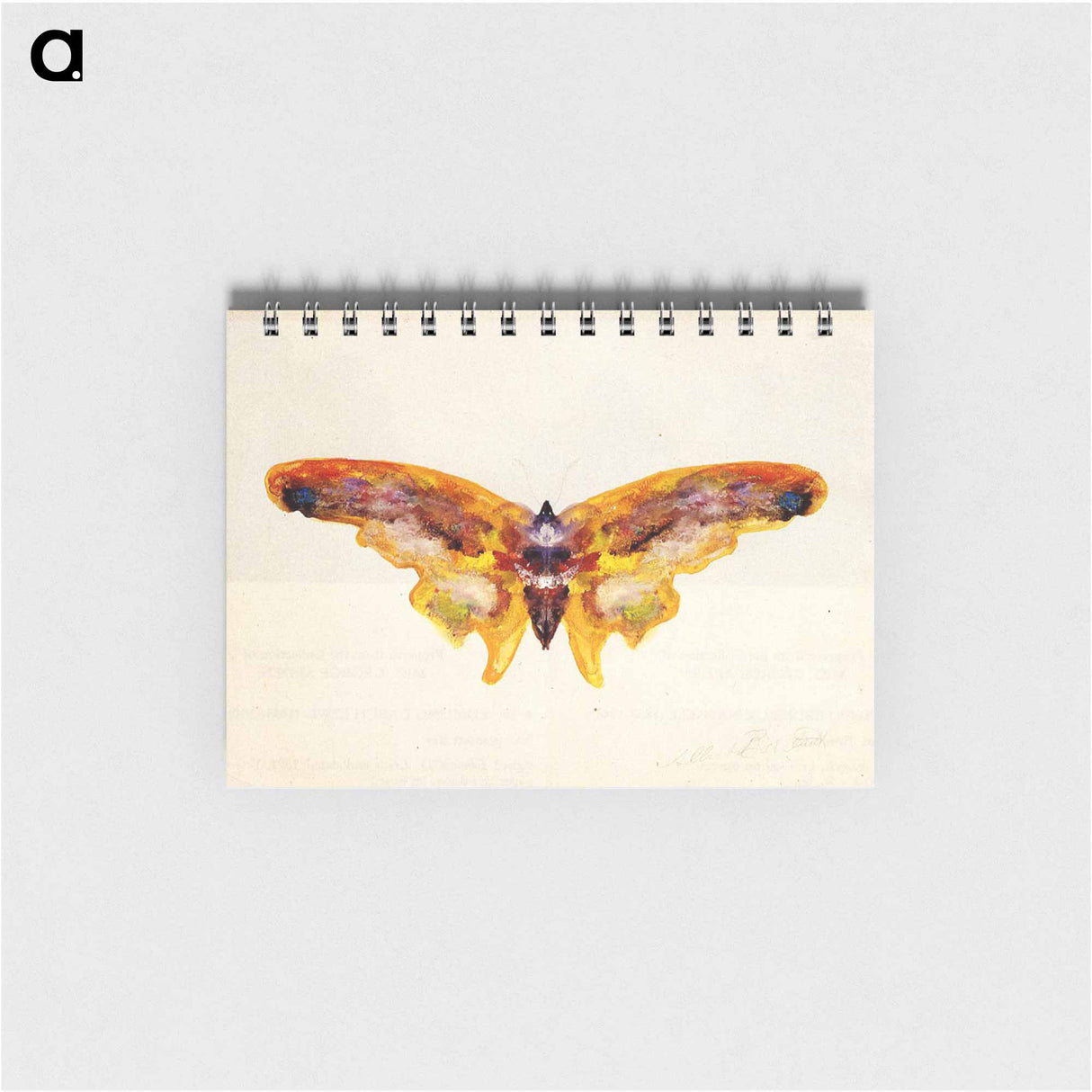アートメモ帳-Butterfly - アルバート ビアスタット Memo.