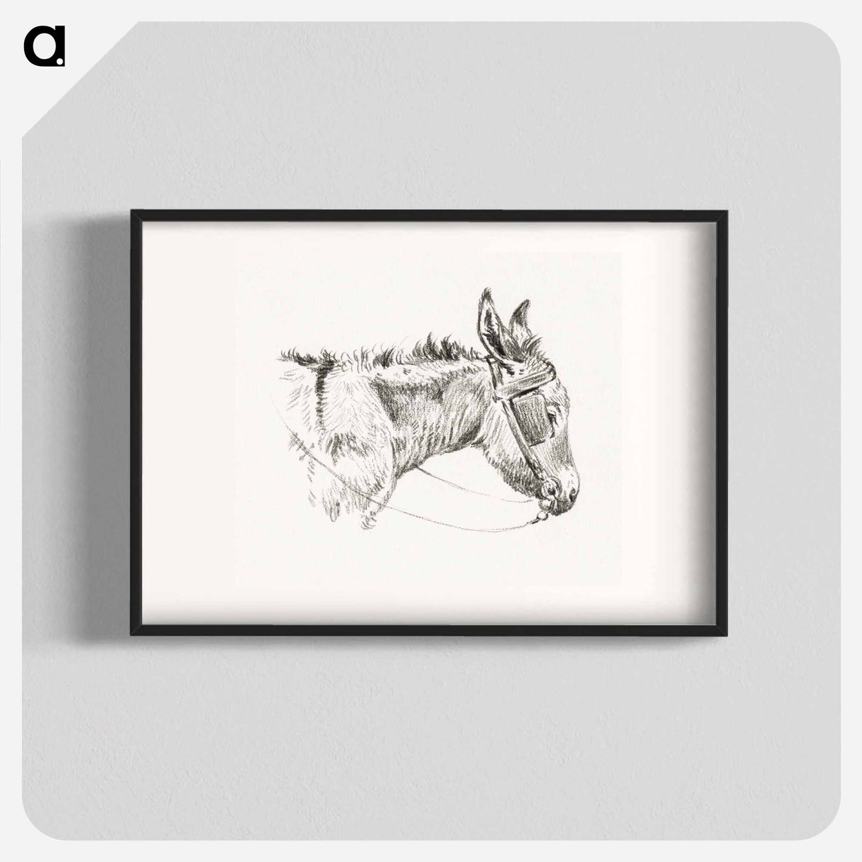 Head of a donkey - Jean Bernard Poster.