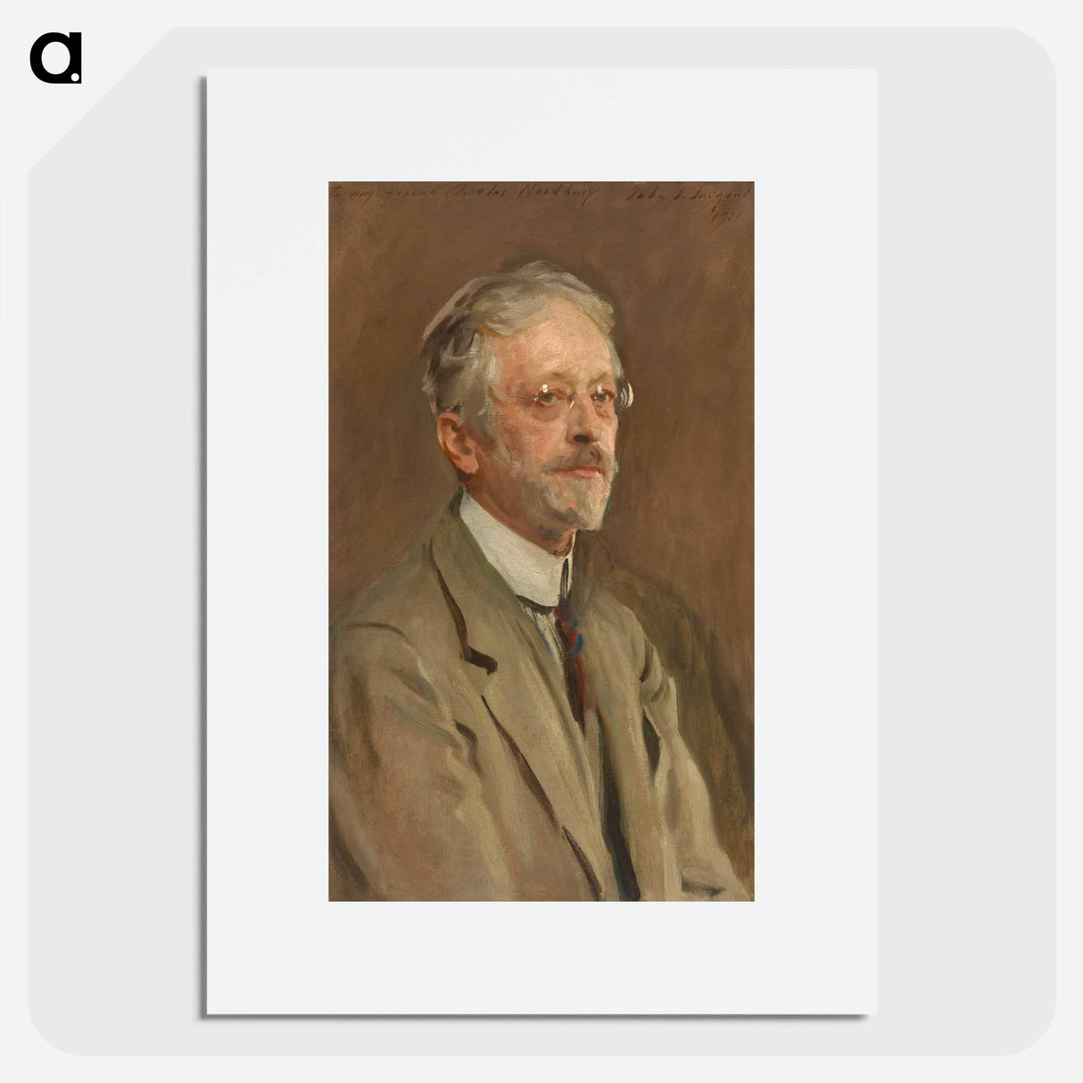 Charles Herbert Woodbury - John Singer Sargent Poster.
